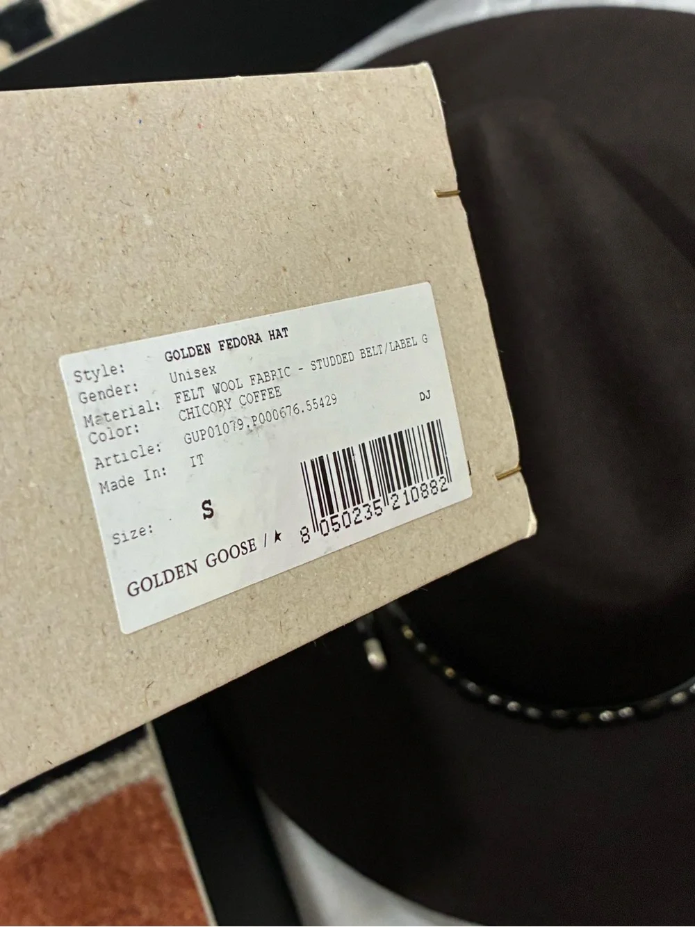 $450 NWT Golden Goose Deluxe Brand Fedora Size small Brand new with tags